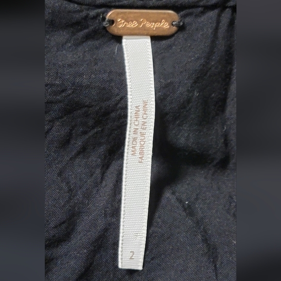 Free People Just Like Honey Backless Handkerchief Babydoll Dark Fairy Whimsigoth - Picture 6 of 6